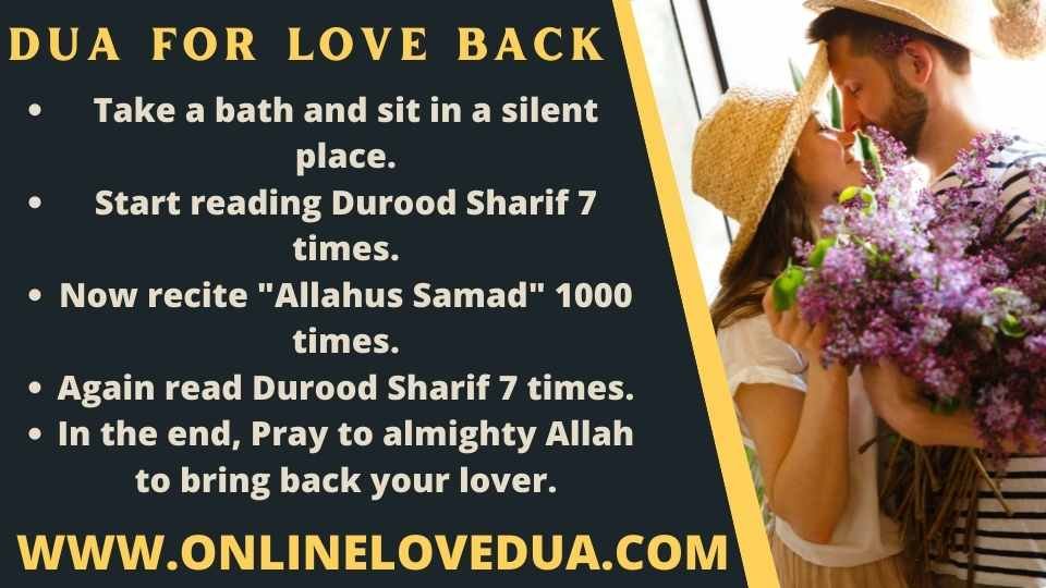 Dua For Love Back