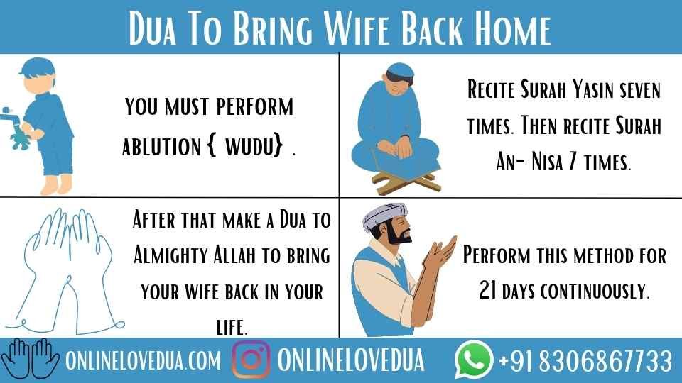 Dua To Bring Wife Back