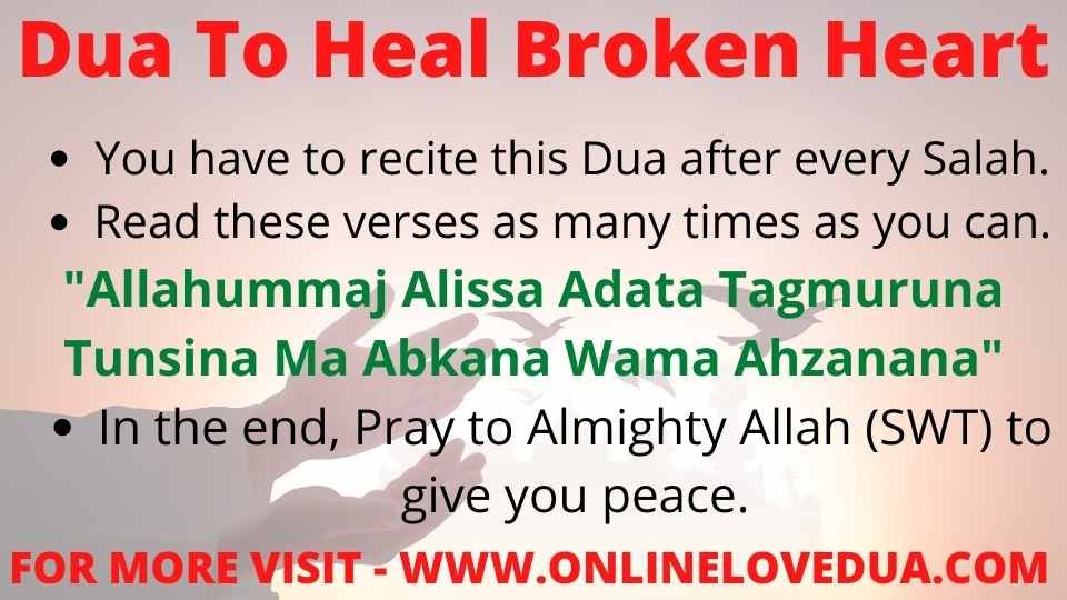 Dua To Heal Broken Heart, Dua For Broken Heart