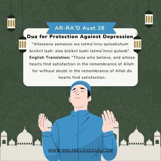 A easy dua for those who wants to fight depression and anxiety 