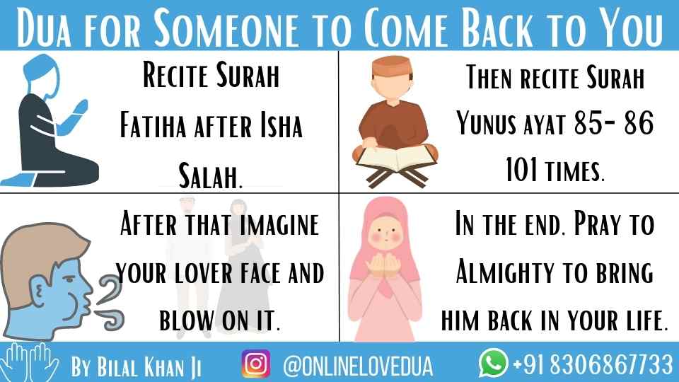 Dua for Someone to Come Back to You