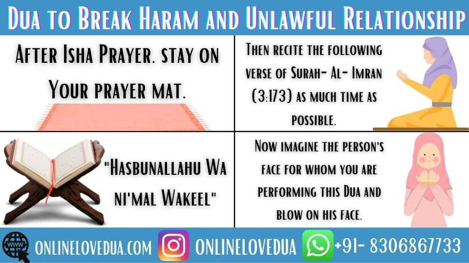 Dua to Break Haram and Unlawful Relationship
