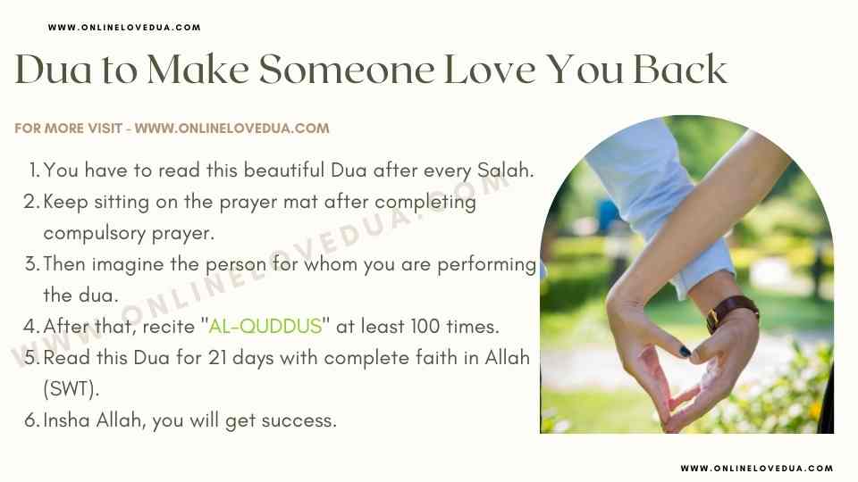 Here Is Dua to Make Someone Love You Back