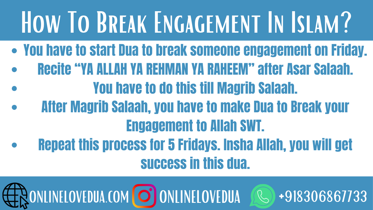 Dua to Break Someone Engagement or Marriage