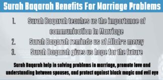Surah Baqarah for Marriage Problems