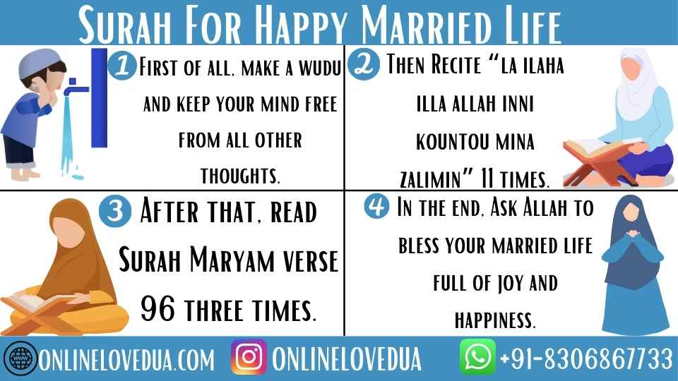 Surah for happy married life