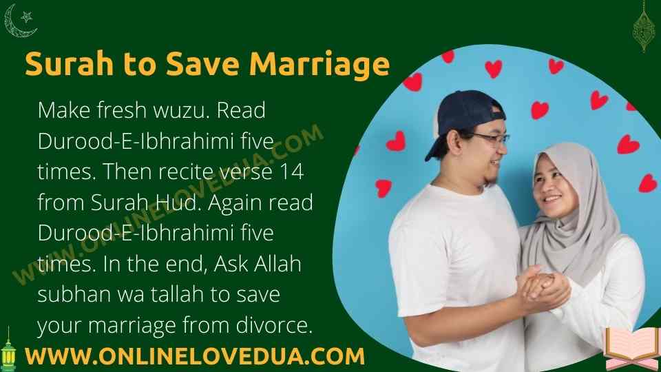 Surah to Save Marriage