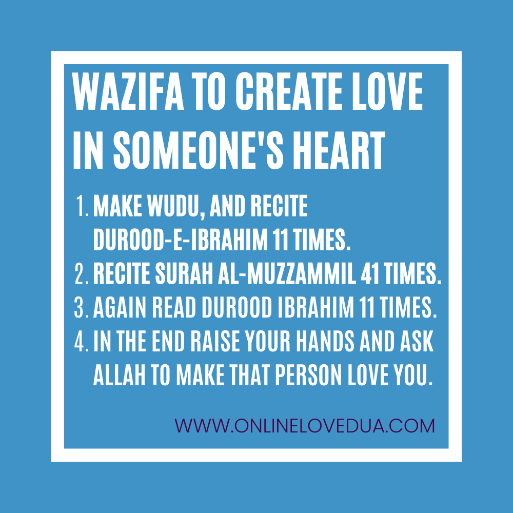 Wazifa To Create Love In Someone’s Heart