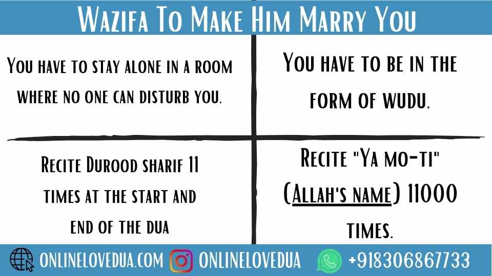 Wazifa To Make Him Marry You