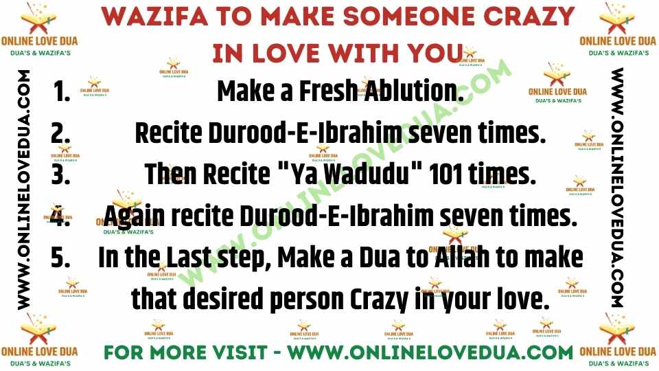 Wazifa To Make Someone Crazy In Love With You