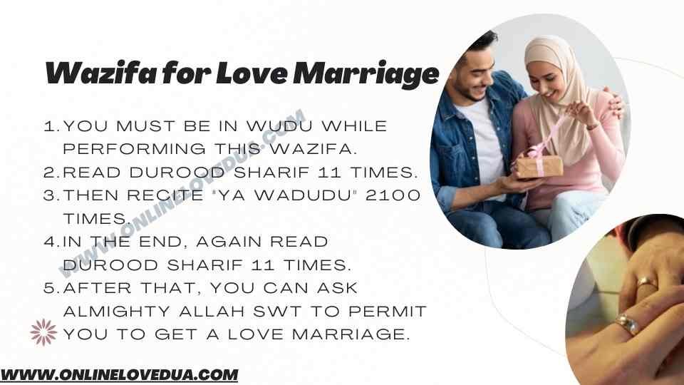 Wazifa for Love Marriage In Islam