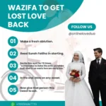 Wazifa to Get Lost Love Back